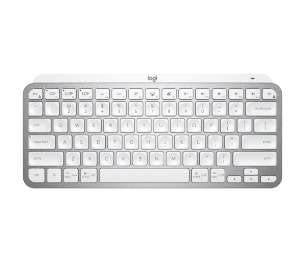 mx keys mini top pale gray us