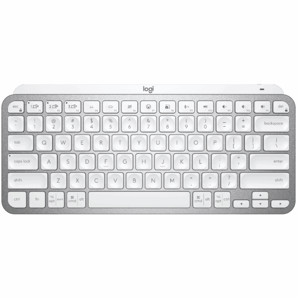 mx keys mini top pale gray us