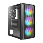 Antec NX292 RGB (E-ATX) Mid Tower Gaming Cabinet, Black - (NX292-BLACK)