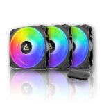 Antec Prizm X 120 ARGB 120mm Cabinet Fan (Triple Pack), Black