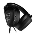 ASUS ROG Delta S Animate Gaming Headset (Anime Matrix Display, hi-fi ESS 9281 Quad DAC, AI Noise-Canceling Mic, 7.1 Surround Sound, 50mm Drivers, for PC, Switch, PS4, PS5, and Mobile Devices)- Black - Image 5