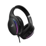 ASUS Rog Fusion II 500 Gaming Headset (Ai Beamforming Mic,Ai Mic,7.1 Surround Sound,Hi-Res Ess 9280 Quad Dac,Game Chat,3.5Mm,USB-C,for Pc,Mac,Ps4,Ps5,Switch,Xbox,Mobile Devices)- Black,Over Ear,Wired - Image 2