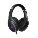 ASUS Rog Fusion II 500 Gaming Headset (Ai Beamforming Mic,Ai Mic,7.1 Surround Sound,Hi-Res Ess 9280 Quad Dac,Game Chat,3.5Mm,USB-C,for Pc,Mac,Ps4,Ps5,Switch,Xbox,Mobile Devices)- Black,Over Ear,Wired