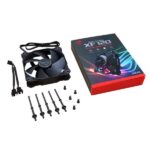 ASUS ROG Strix XF120 Whisper-Quiet, 4-pin PWM Fan for PC Cases, Radiators or CPU Cooling (120mm, up to 400,000 Hours lifespan, Magnetic-Levitation, 1800RPM, (XF-120)