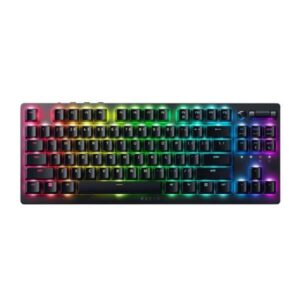 Razer DeathStalker V2 Pro Tenkeyless Wireless Mechanical Gaming Keyboard Linear Optical Red Switches, Black