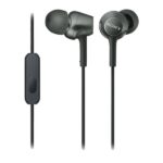 Sony MDR-EX255AP Wired in Ear Headphone with Mic (Black)