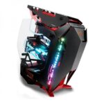 Antec Torque (E-ATX) Mid Tower Gaming Cabinet, Black & Red - (TORQUE-BLACK)