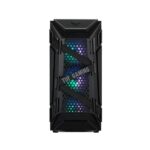 ASUS TUF Gaming GT301 Mid-Tower Compact Case for ATX Motherboards with Honeycomb Front Panel, 120mm Aura Addressable RBG Fans and 360mm Radiator Support, 2 x USB 3.2, Black - (TUF-GAM-GT301) - Image 3