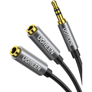 Ugreen Headphone Splitter 3.5mm Audio Stereo Y Splitter Aux Extension Cable