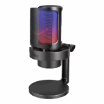 FIFINE Ampligame A8 Gaming USB PC Computer RGB Microphone (Black)