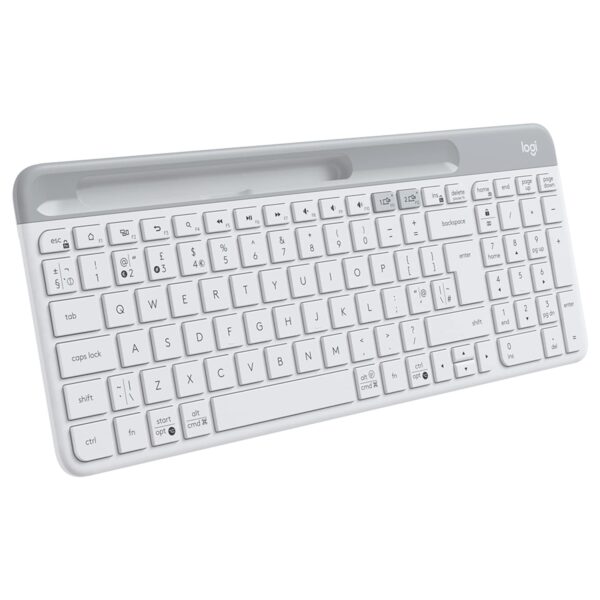 Logitech K580 Slim Multi-Device Wireless Keyboard - White