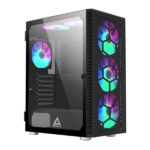 Montech X3 Glass RGB (ATX) Mid Tower Cabinet (Black) - (X3-GLASS-BLACK)