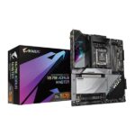 Gigabyte X670E Aorus Master (WIFI) E-ATX AMD Motherboard, Black - (X670E-AORUS-MASTER)