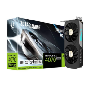 ZOTAC GAMING GeForce RTX 4070 SUPER Twin Edge OC 12GB GDDR6X Graphic Card ZT-D40720H-10M